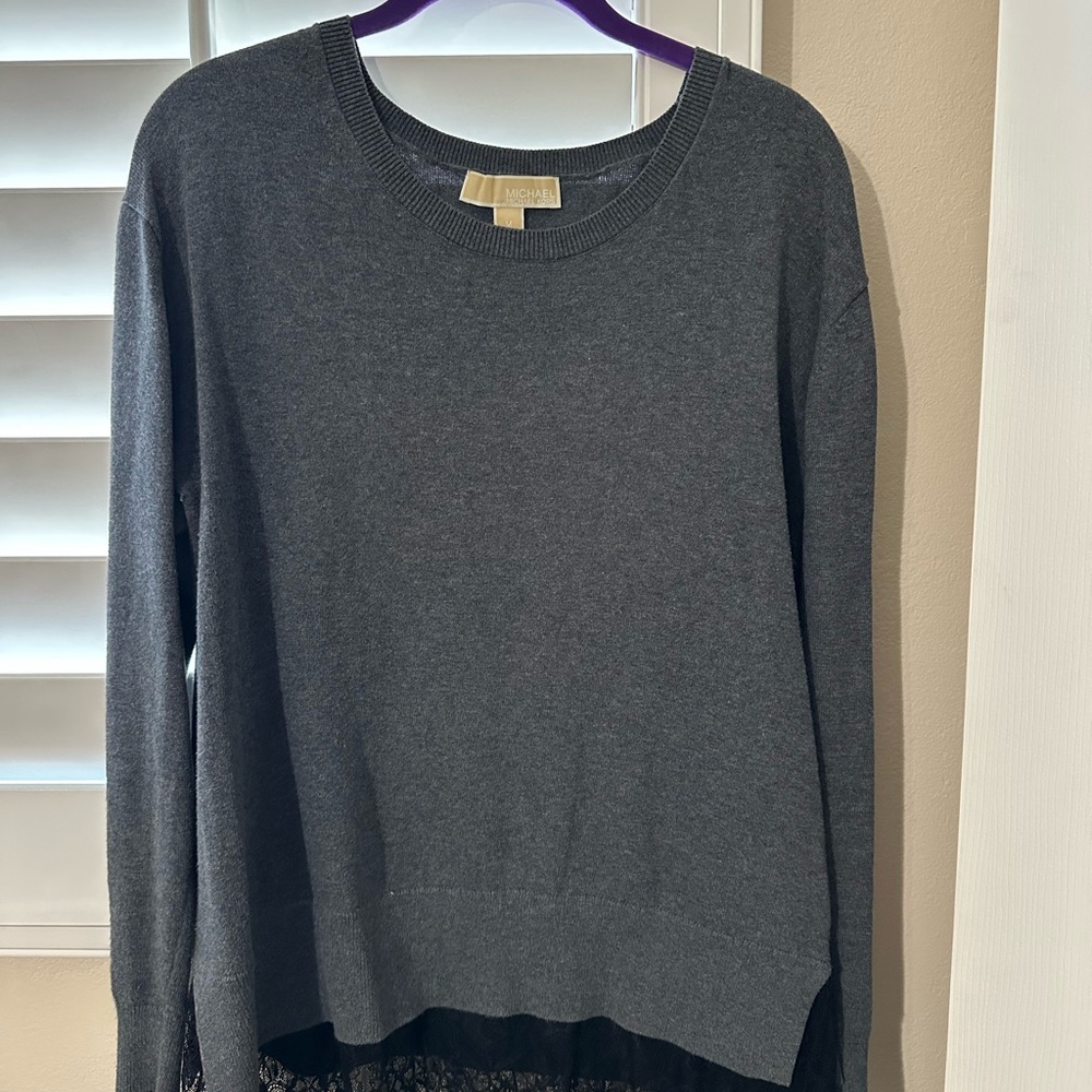 Michael Kors Charcoal Knit Sweater Women